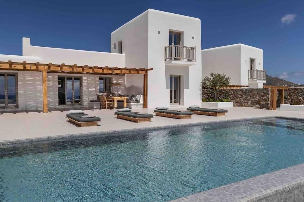 Villa Stephanie With Heated Pool, By Red Windmill Villas Mykonos Town Exterior photo